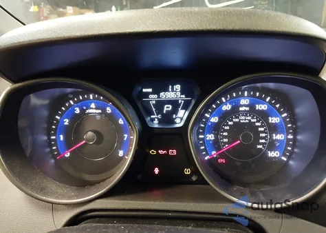 2012 Hyundai Elantra Limited z USA, uszkodzony, nr VIN 5NPDH4AE7CH148567